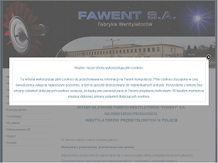 Wentylatory przemysłowe produkowane w firmie Fawent